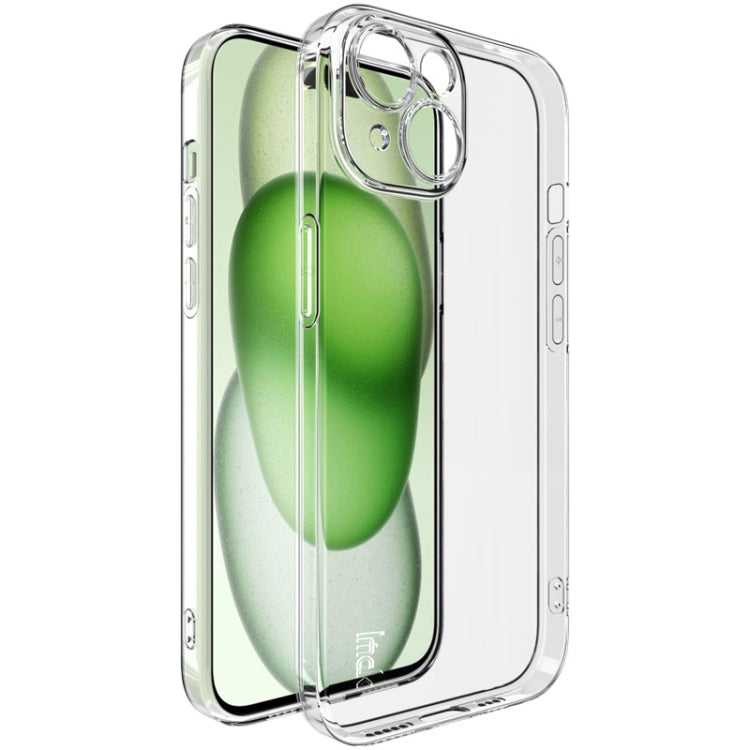 For iPhone 15 Plus IMAK UX-5 Series Transparent TPU Phone Case(Transparent) - HoMEdemic™ 