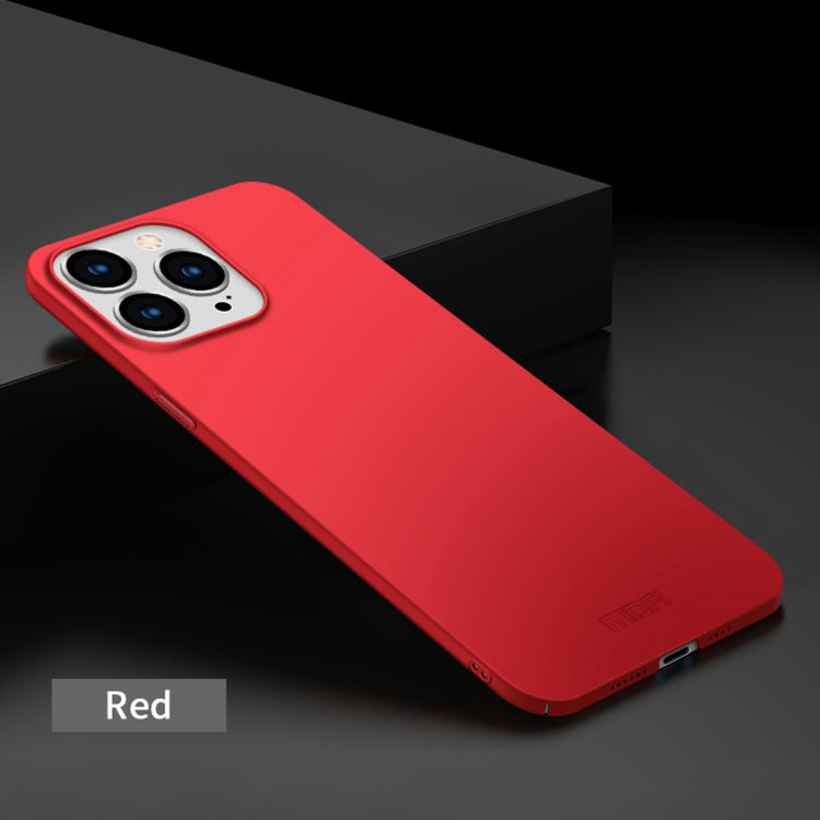 For iPhone 15 Plus MOFI Frosted PC Ultra-thin Hard Phone Case(Red) - HoMEdemic™ 