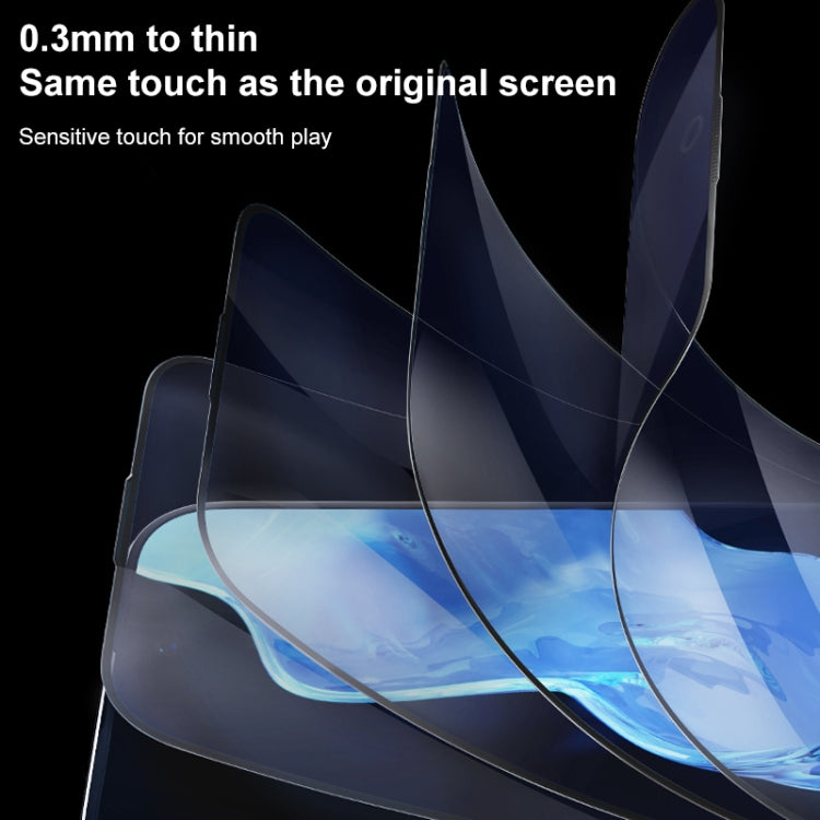For iPhone 15 Plus MOMAX 0.3mm 3D Full-screen Tempered Glass Film(Black) - HoMEdemic™ 