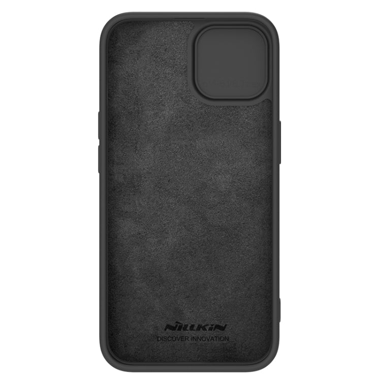 For iPhone 15 Plus NILLKIN CamShield Liquid Silicone Phone Case(Black) - HoMEdemic™ 