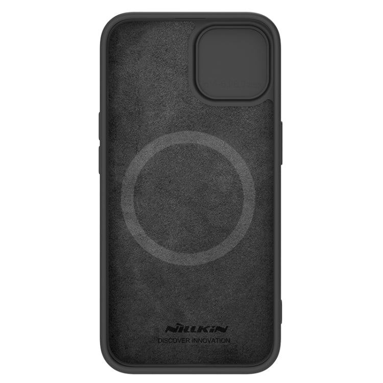 For iPhone 15 Plus NILLKIN CamShield MagSafe Liquid Silicone Phone Case(Black) - HoMEdemic™ 
