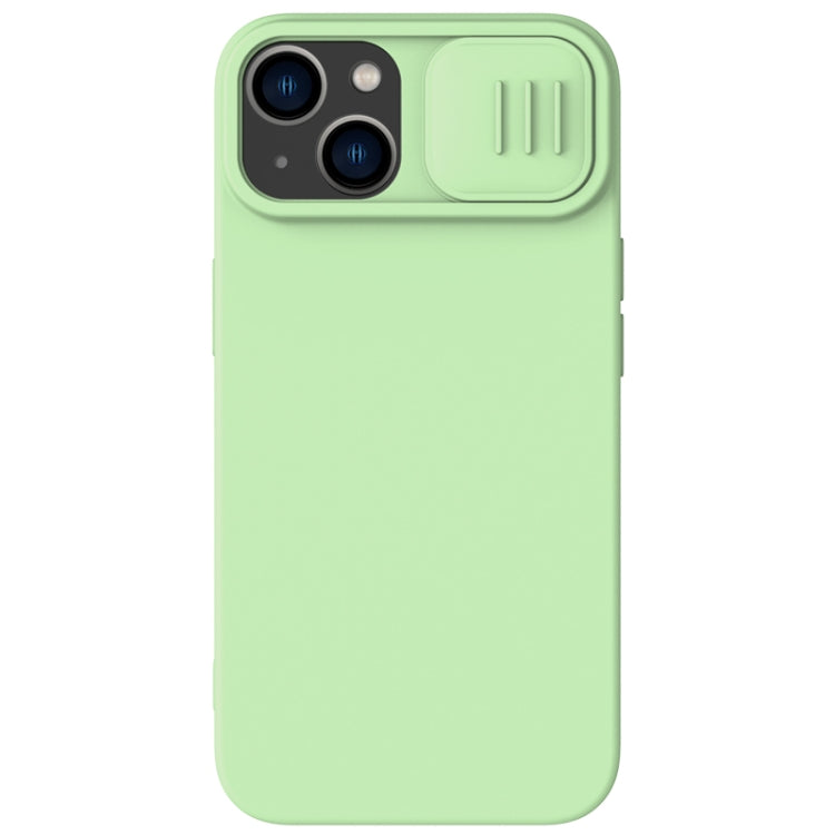For iPhone 15 Plus NILLKIN CamShield MagSafe Liquid Silicone Phone Case(Green) - HoMEdemic™ 