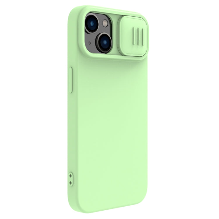 For iPhone 15 Plus NILLKIN CamShield MagSafe Liquid Silicone Phone Case(Green) - HoMEdemic™ 