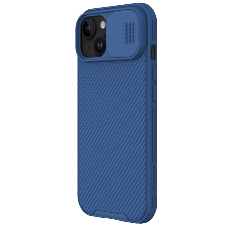 For iPhone 15 Plus NILLKIN CamShield Pro PC Phone Case(Blue) - HoMEdemic™ 
