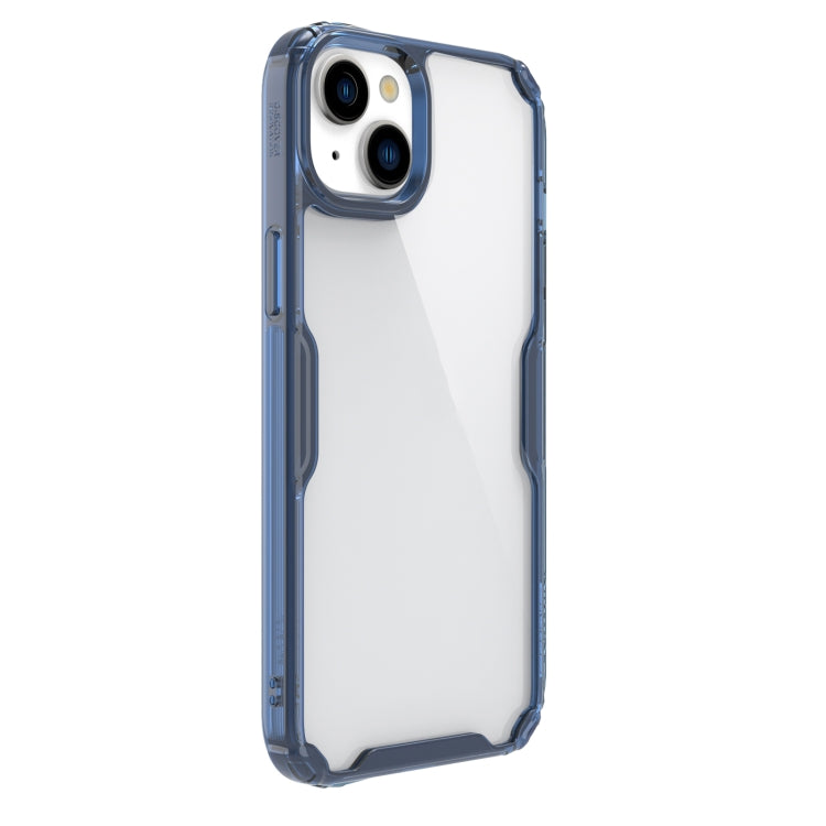 For iPhone 15 Plus NILLKIN Ultra Clear  PC + TPU Phone Case(Blue) - HoMEdemic™ 