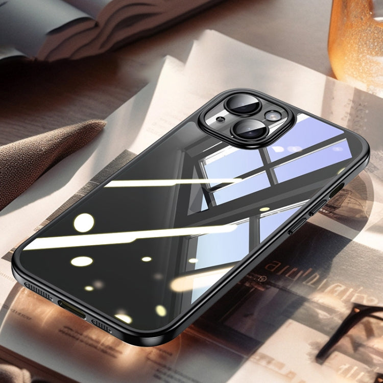 For iPhone 15 Plus SULADA Electroplating Frosted PC + TPU Shockproof Phone Case(Black) - HoMEdemic™ 