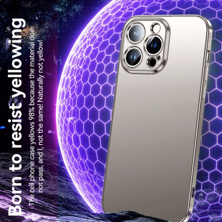 For iPhone 15 Plus SULADA Electroplating Frosted TPU Phone Case(Silver) - HoMEdemic™ 