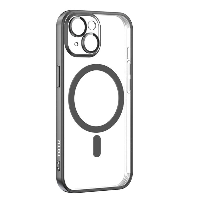 For iPhone 15 Plus TOTUDESIGN PC-3 Series MagSafe Electroplating TPU Phone Case(Black) - HoMEdemic™ 