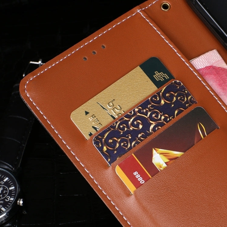 For iPhone 15 Plus idewei Crocodile Texture Leather Phone Case(Dark Blue) - HoMEdemic™ 