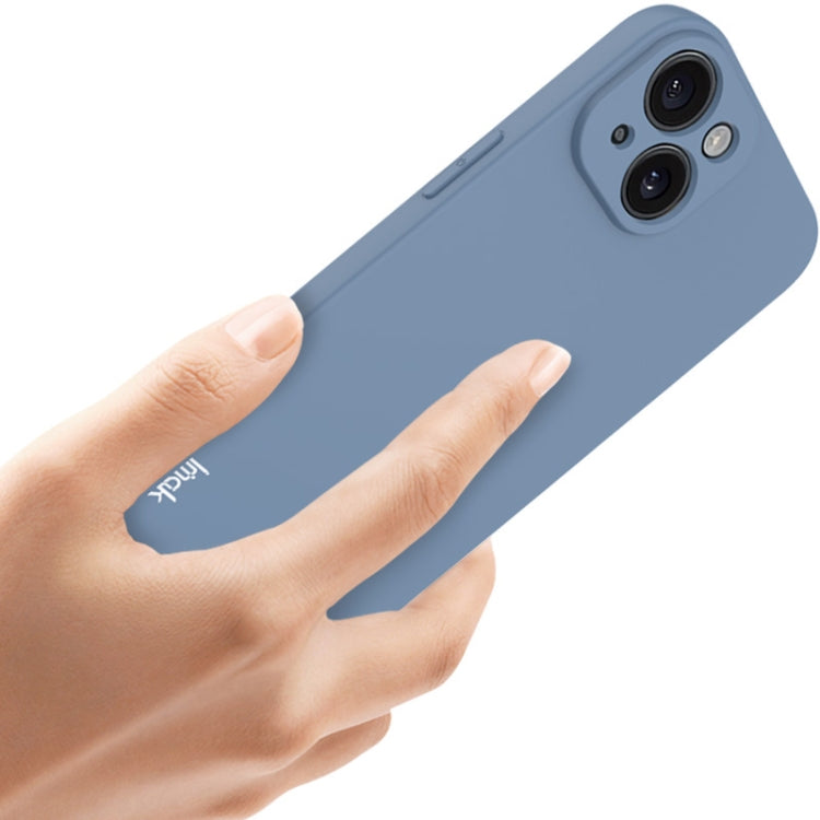 For iPhone 15 Plus imak UC-4 Series Straight Edge TPU Phone Case(Grey) - HoMEdemic™ 