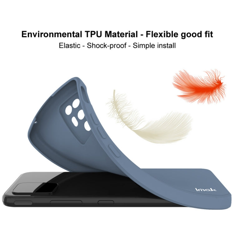 For iPhone 15 Plus imak UC-4 Series Straight Edge TPU Phone Case(Grey) - HoMEdemic™ 