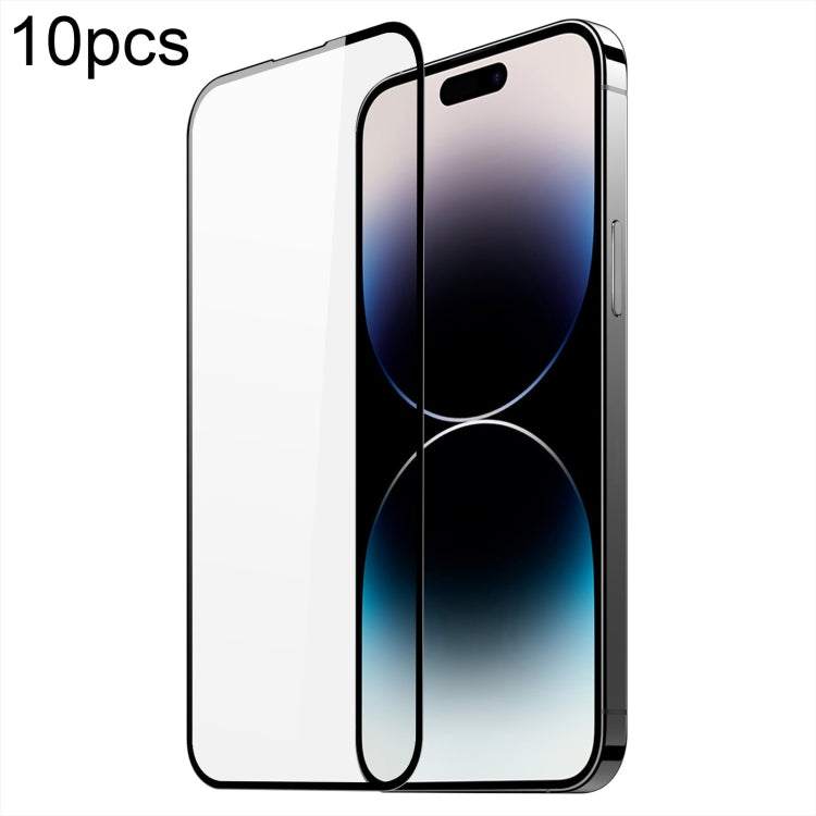 For iPhone 15 Pro 10pcs DUX DUCIS 0.33mm 9H Medium Alumina Tempered Glass Film - HoMEdemic™ 