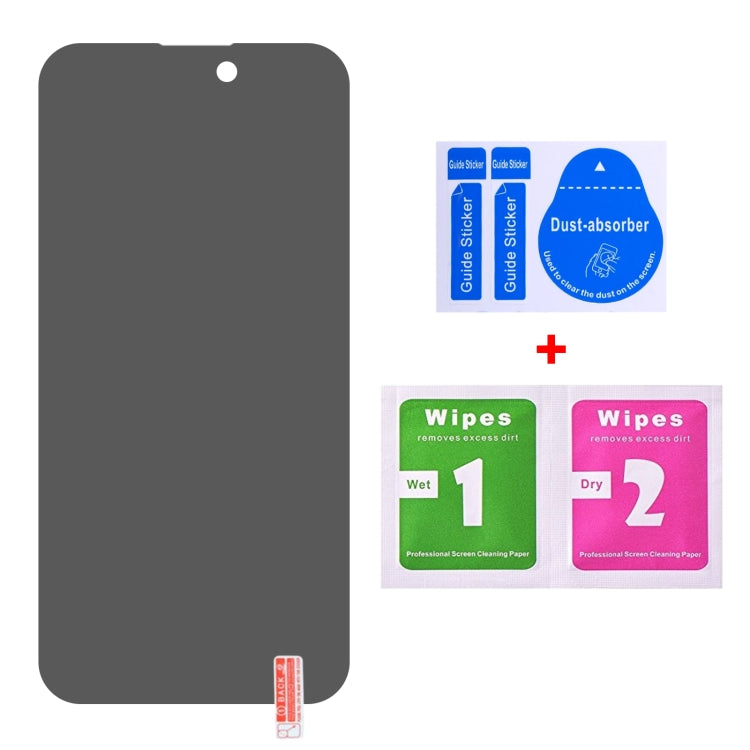 For iPhone 15 Pro / 15 High Transparency Full Cover Anti-spy Tempered Glass Film - HoMEdemic™ 