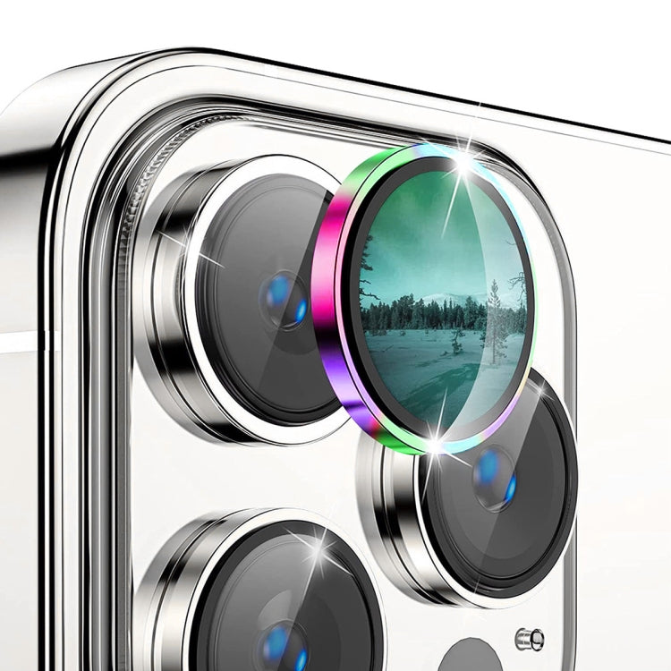 For iPhone 15 Pro / 15 Pro Max ENKAY AR Anti-reflection Camera Lens Glass Full Film(Colorful) - HoMEdemic™ 