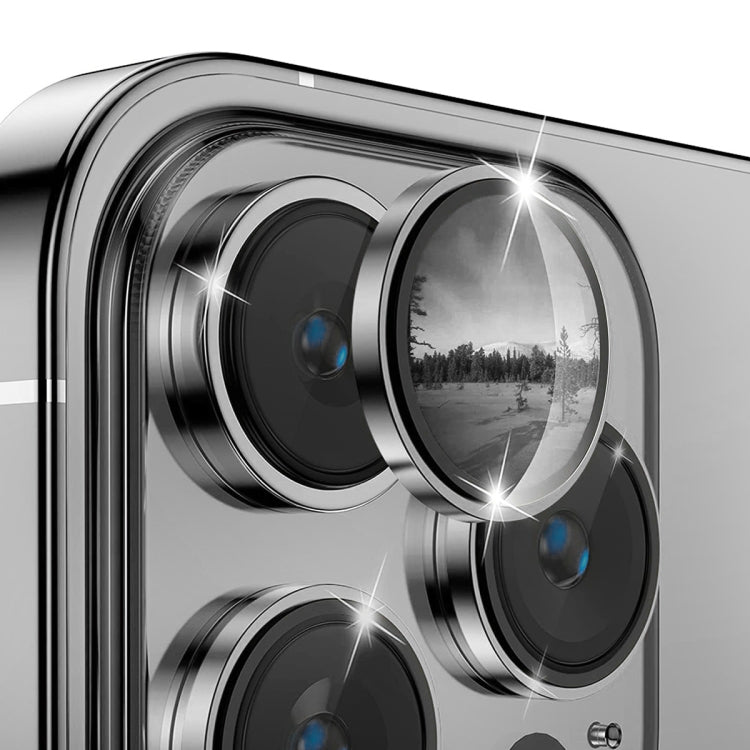 For iPhone 15 Pro / 15 Pro Max ENKAY AR Anti-reflection Camera Lens Glass Full Film(Grey) - HoMEdemic™ 
