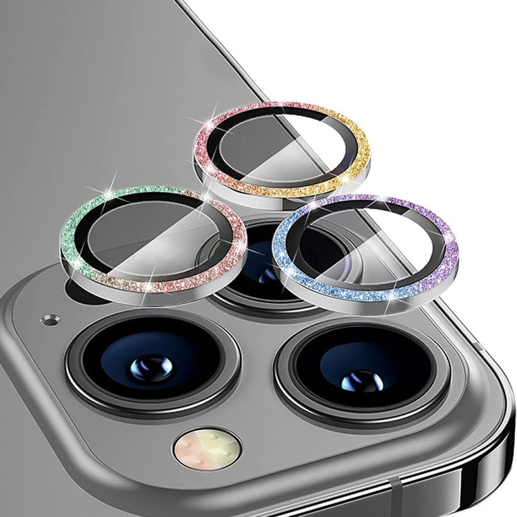 For iPhone 15 Pro / 15 Pro Max ENKAY Hat-Prince Glitter Rear Lens Aluminium Alloy Tempered Glass Film(Colorful) - HoMEdemic™ 