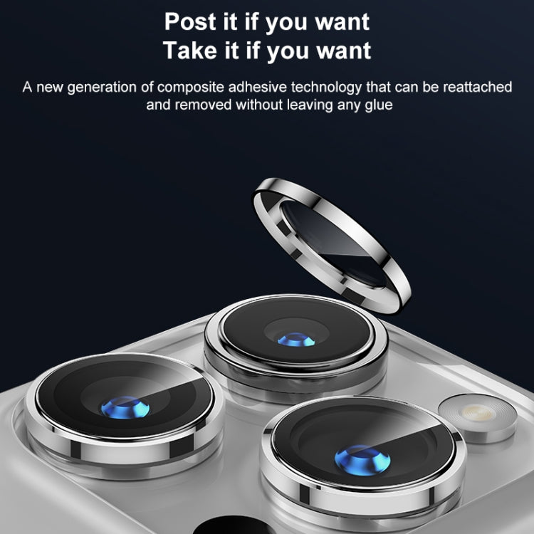 For iPhone 15 Pro / 15 Pro Max MOMAX Eagle Eye Independent Full Cover Phone Lens Glass Film(Grey) - HoMEdemic™ 