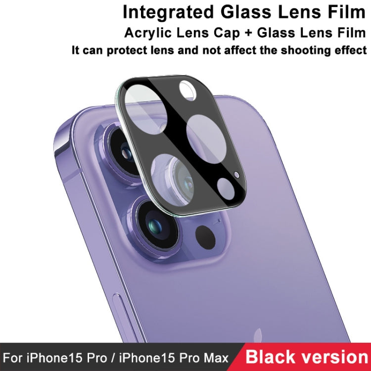 For iPhone 15 Pro / 15 Pro Max imak High Definition Integrated Glass Lens Film Black Version - HoMEdemic™ 