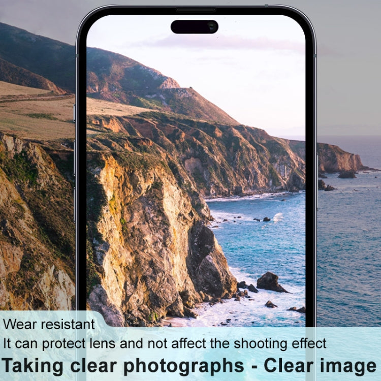 For iPhone 15 Pro / 15 Pro Max imak High Definition Integrated Glass Lens Film Black Version - HoMEdemic™ 