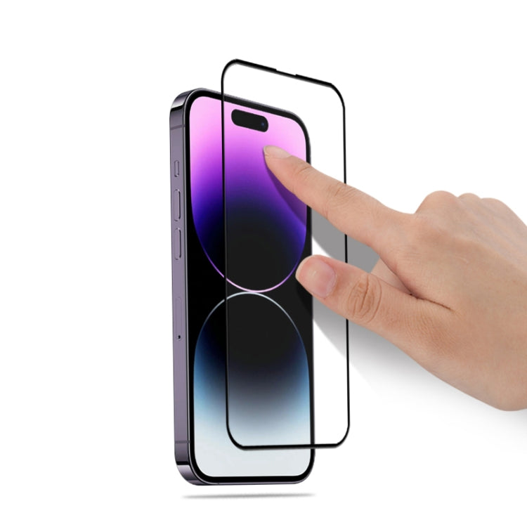 For iPhone 15 Pro 2.5D Full Glue Full Cover Tempered Glass Screen Protector - HoMEdemic™ 