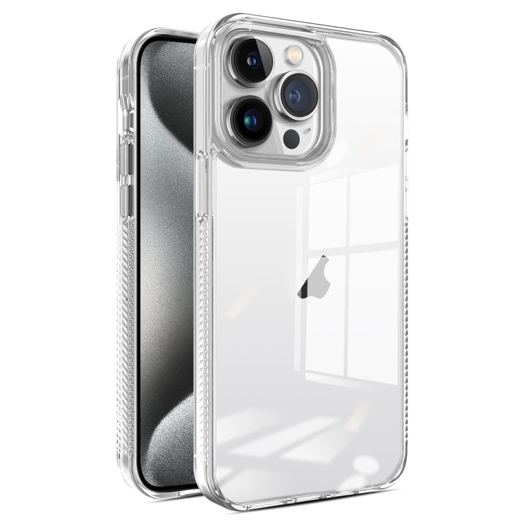 For iPhone 15 Pro 2.5mm Anti-slip Clear Acrylic Hybrid TPU Phone Case(Transparent) - HoMEdemic™ 