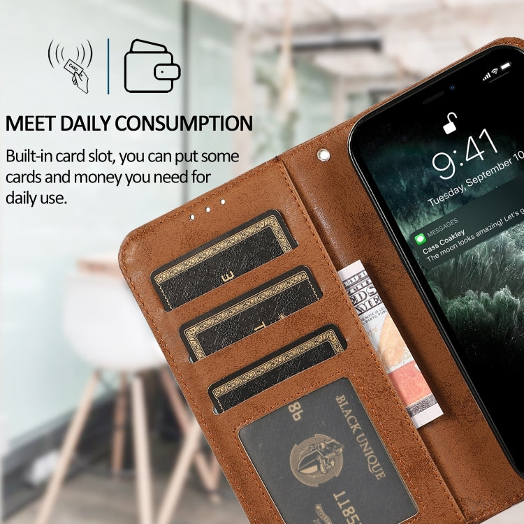 For iPhone 15 Pro 2 in 1 Detachable Phone Leather Case(Brown) - HoMEdemic™ 