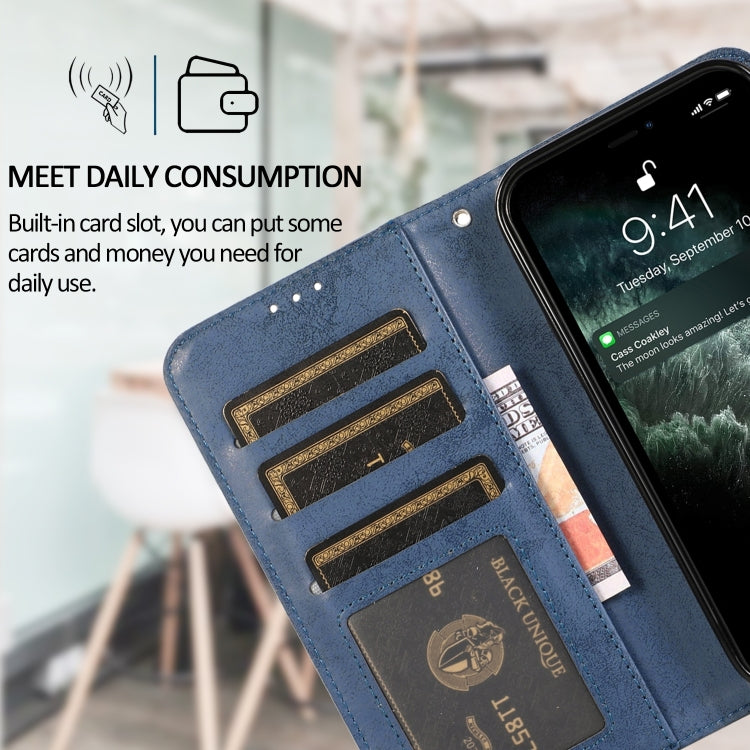 For iPhone 15 Pro 2 in 1 Detachable Phone Leather Case(Dark Blue) - HoMEdemic™ 