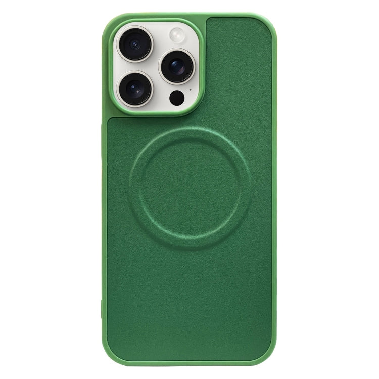 For iPhone 15 Pro 2 in 1 MagSafe Magnetic Silicone Leather Phone Case(Green) - HoMEdemic™ 