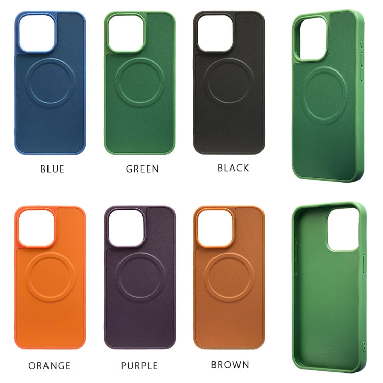 For iPhone 15 Pro 2 in 1 MagSafe Magnetic Silicone Leather Phone Case(Green) - HoMEdemic™ 