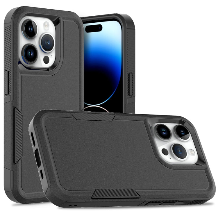 For iPhone 15 Pro 2 in 1 PC + TPU Phone Case(Black) - HoMEdemic™ 