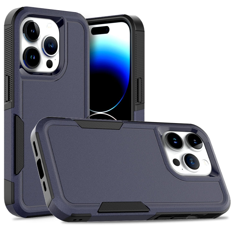 For iPhone 15 Pro 2 in 1 PC + TPU Phone Case(Dark Blue) - HoMEdemic™ 