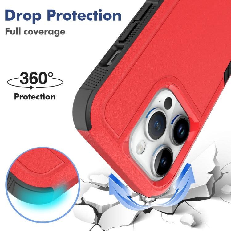 For iPhone 15 Pro 2 in 1 PC + TPU Phone Case(Red) - HoMEdemic™ 