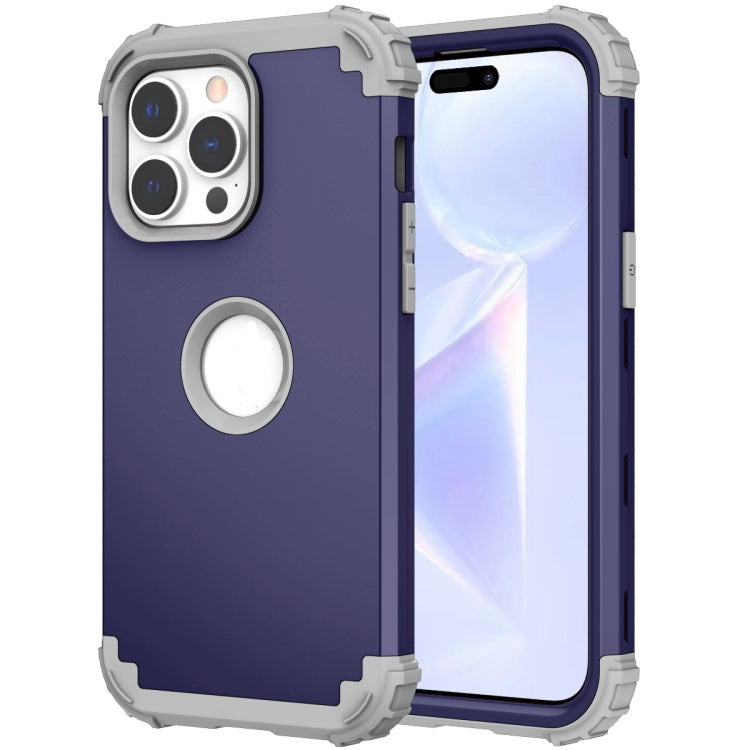 For iPhone 15 Pro 3 in 1 Silicone Hybrid PC Shockproof Phone Case(Tibet) - HoMEdemic™ 