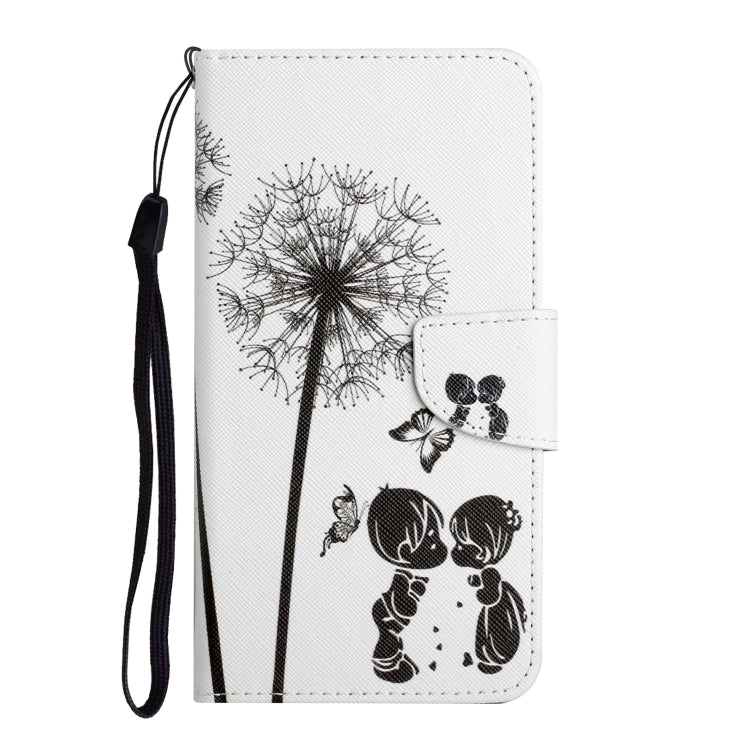 For iPhone 15 Pro 3D Colored Drawing Flip Leather Phone Case(Dandelions) - HoMEdemic™ 