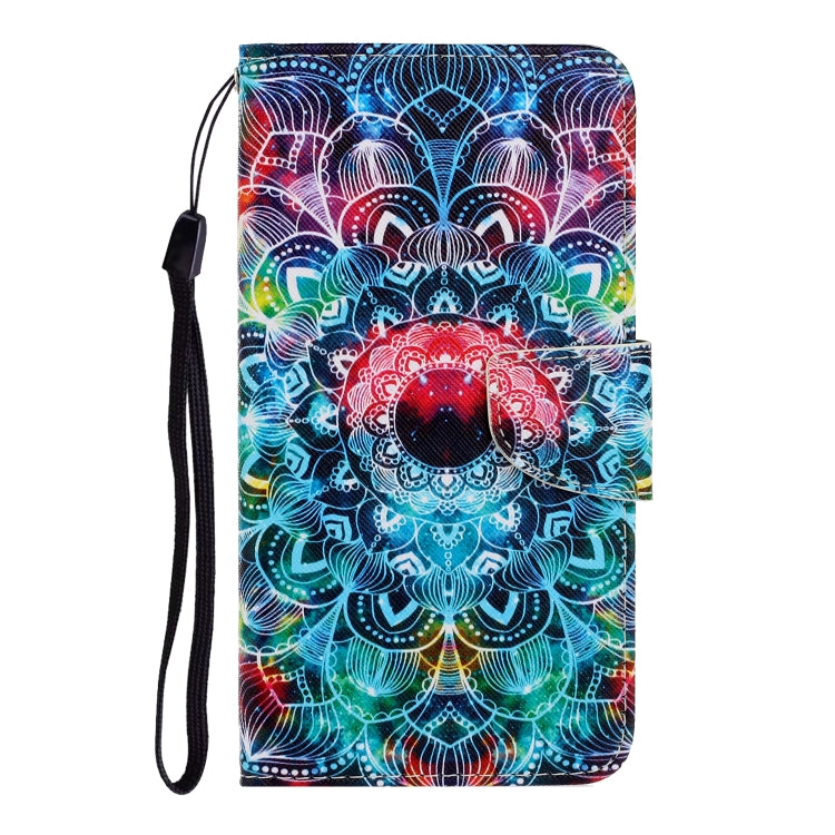 For iPhone 15 Pro 3D Colored Drawing Flip Leather Phone Case(Mandala) - HoMEdemic™ 