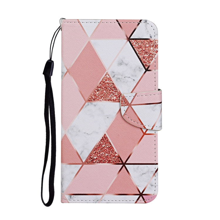For iPhone 15 Pro 3D Colored Drawing Flip Leather Phone Case(Marble) - HoMEdemic™ 