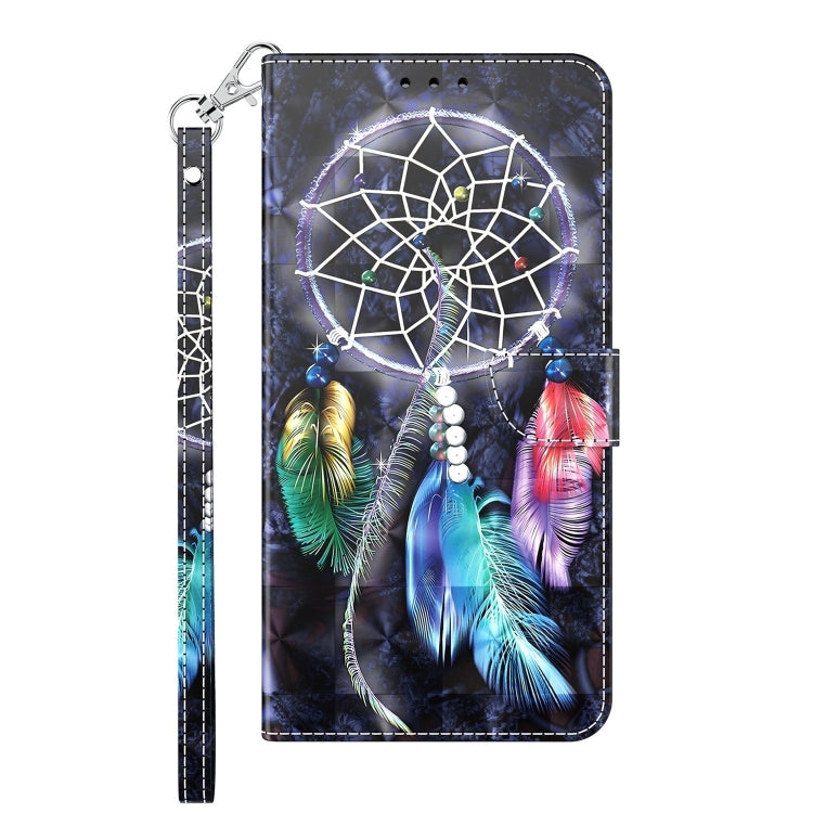 For iPhone 15 Pro 3D Painted Leather Phone Case(Colorful Dreamcatcher) - HoMEdemic™ 