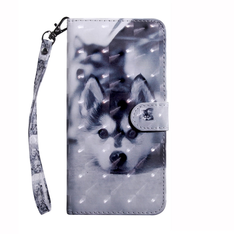 For iPhone 15 Pro 3D Painted Leather Phone Case(Husky) - HoMEdemic™ 