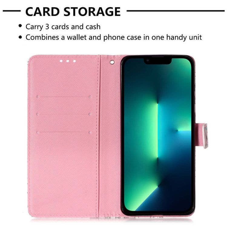 For iPhone 15 Pro 3D Painting Horizontal Flip Leather Phone Case(Flower) - HoMEdemic™ 