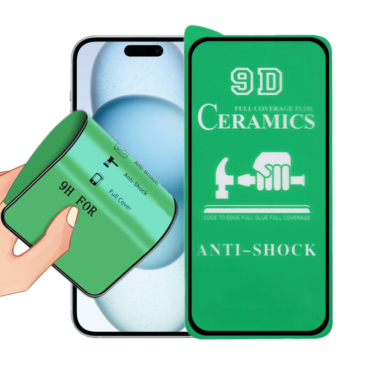 For iPhone 15 Pro 9D Full Screen Full Glue Ceramic Film - HoMEdemic™ 