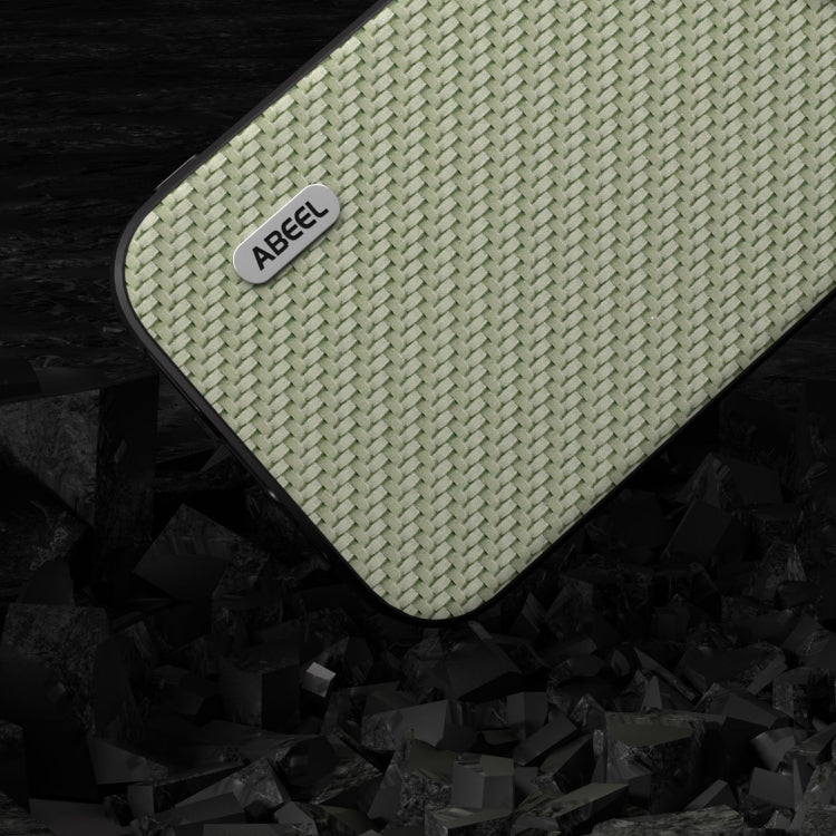 For iPhone 15 Pro ABEEL Carbon Fiber Texture Protective Phone Case(Green) - HoMEdemic™ 
