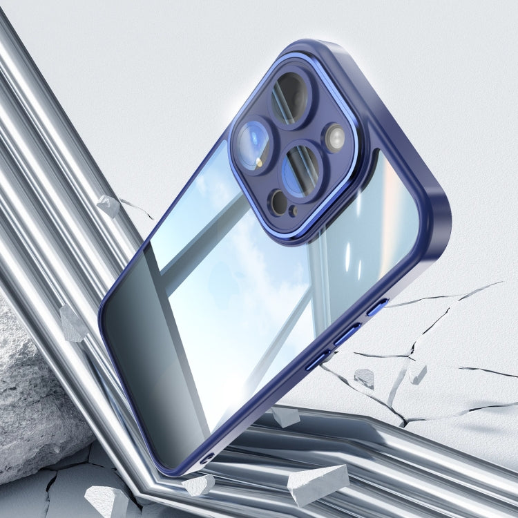 For iPhone 15 Pro Acrylic Hybrid TPU Armor Shockproof Phone Case(Blue) - HoMEdemic™ 