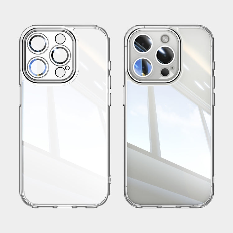 For iPhone 15 Pro Acrylic Hybrid TPU Armor Shockproof Phone Case(Transparent) - HoMEdemic™ 