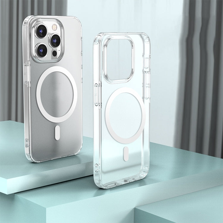 For iPhone 15 Pro Armor MagSafe Magnetic Phone Case(Translucent) - HoMEdemic™ 