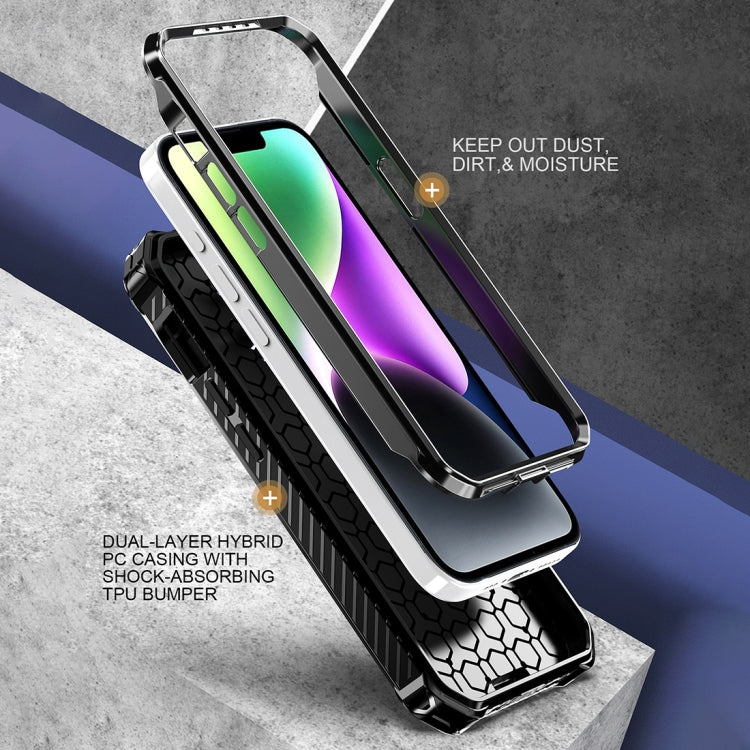 For iPhone 15 Pro Armor Series Holder Phone Case(Light Purple) - HoMEdemic™ 