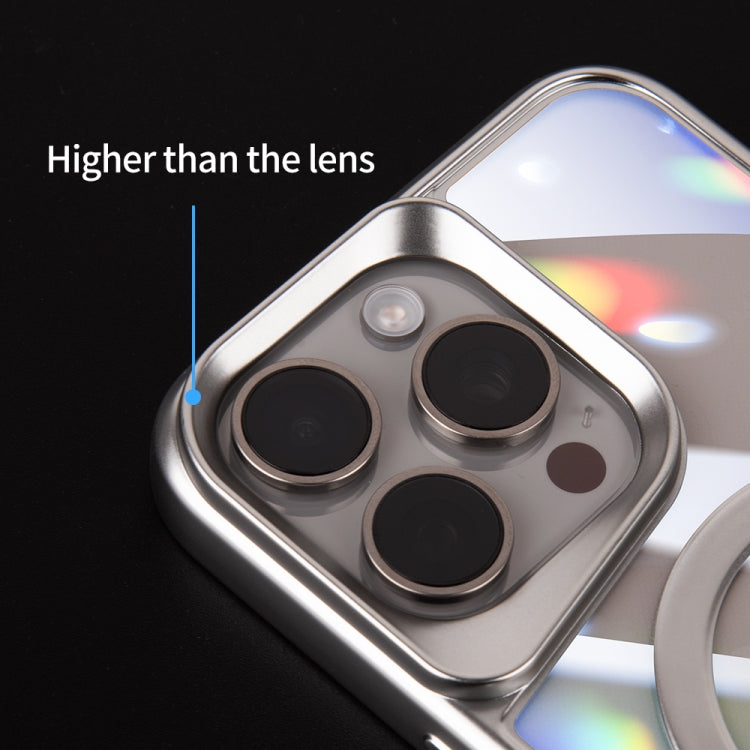 For iPhone 15 Pro Blade MagSafe Magnetic Transparent PC Phone Case(Blue) - HoMEdemic™ 