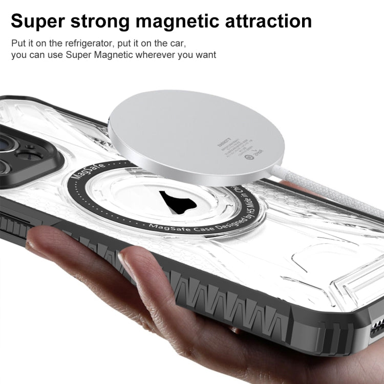 For iPhone 15 Pro CD Texture Magsafe Phone Case(Black) - HoMEdemic™ 