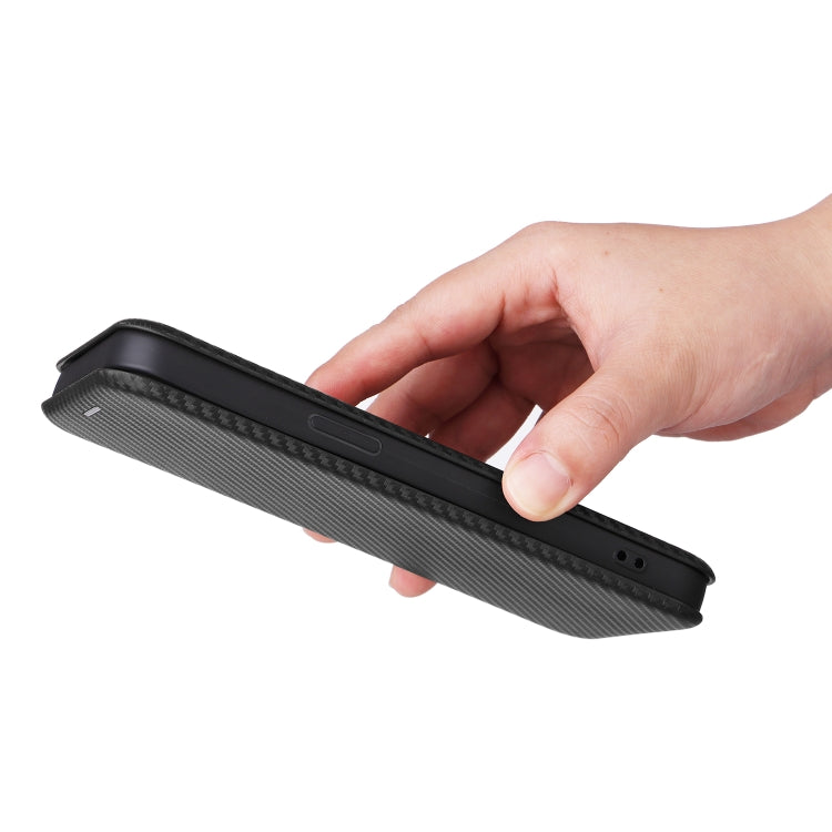 For iPhone 15 Pro Carbon Fiber Texture Flip Leather Phone Case(Black) - HoMEdemic™ 