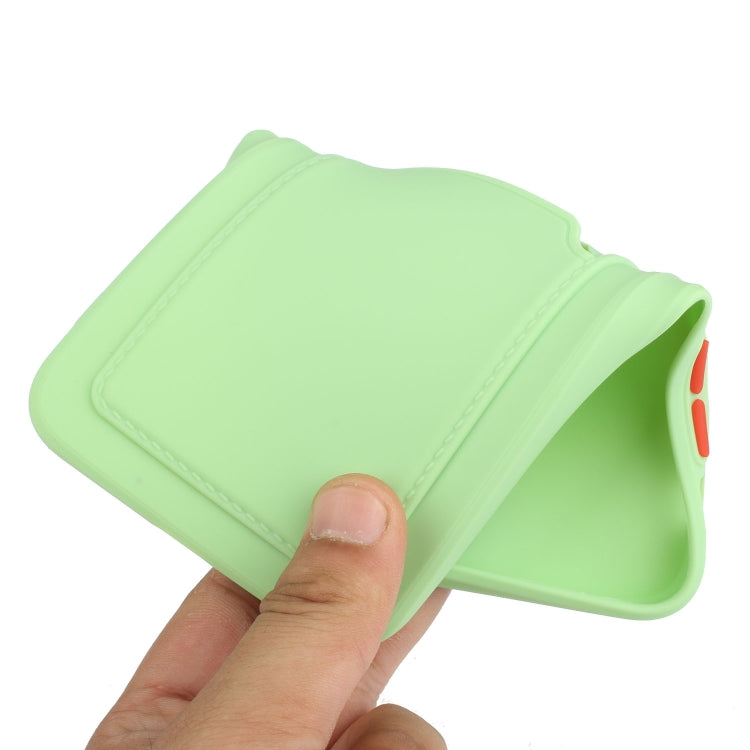 For iPhone 15 Pro Card Slot Design Shockproof TPU Phone Case(Matcha Green) - HoMEdemic™ 