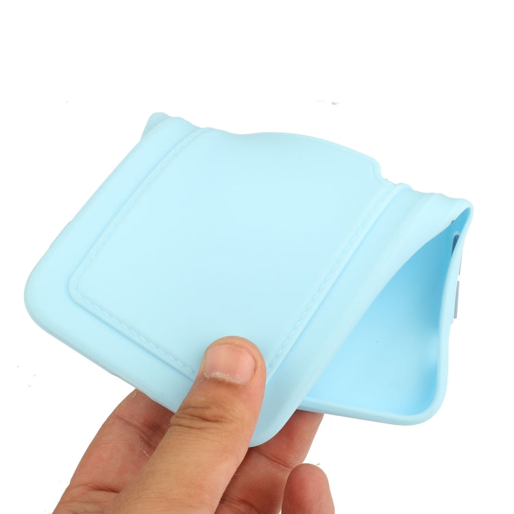 For iPhone 15 Pro Card Slot Design Shockproof TPU Phone Case(Sky Blue) - HoMEdemic™ 